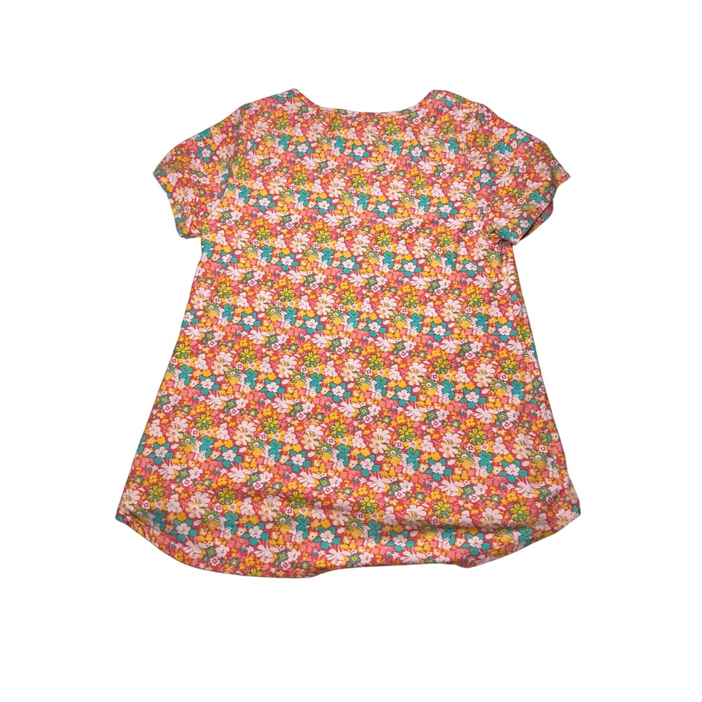 LuLaRoe Floral Print Top Short Sleeve V Neck Casual‎ Comfy Tee Size L - Picture 3 of 3